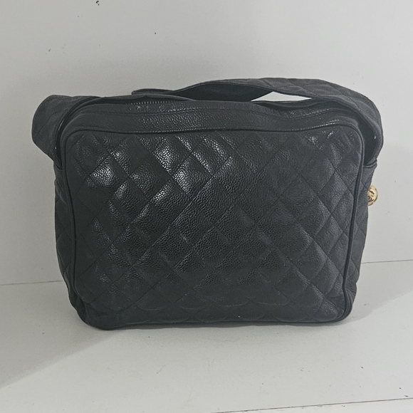 Authentic CHANEL Caviar black leather Crossbody/Shoulder Bag - Picture 11 of 16